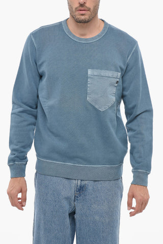 Crewneck Sweater With Breast Pockets