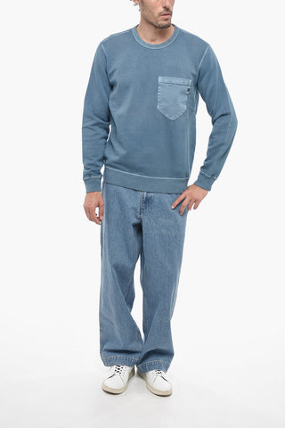 Crewneck Sweater With Breast Pockets