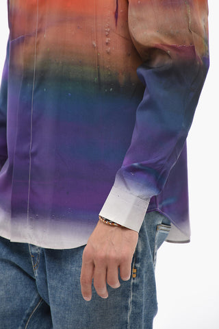 Gradient Effect Casual Shirt