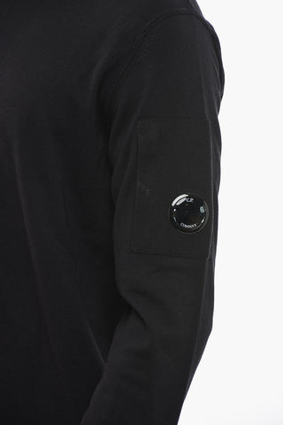 Maglia Girocollo in Cotone Leggero con Taschino sulla Manica