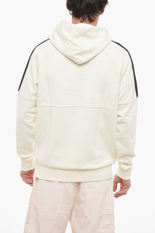 Cotton Blend Hoodie with Contrasting Details