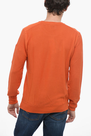 Pullover Girocollo In Cotone