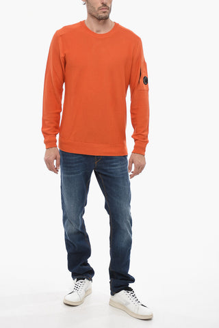 Pullover Girocollo In Cotone