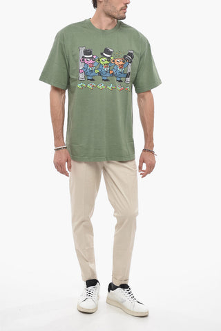 Teddy Bear Maxi Printed Crew-neck T-shirt