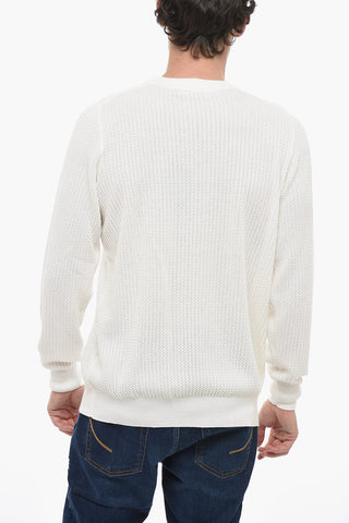 Pullover In Cotone Knit Girocollo