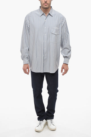 Camicia a Righe Awning Con Taschino