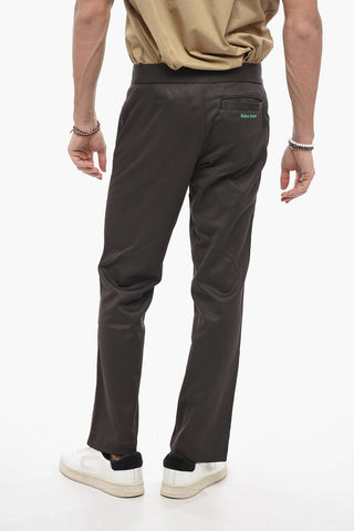 WALES BONNER Pantaloni Straight Fit A Vita Alta