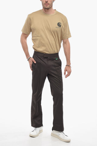 WALES BONNER Pantaloni Straight Fit A Vita Alta