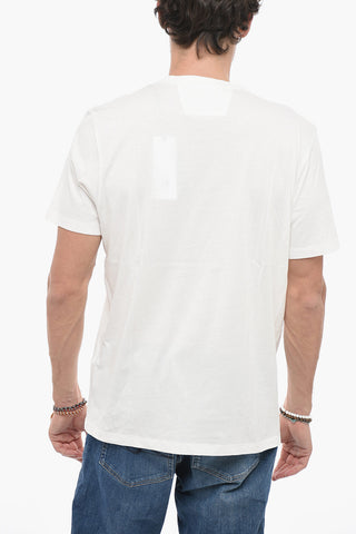 Cotton Crew-neck t-Shirt with Print Logo
