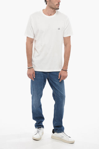 Cotton Crew-neck t-Shirt with Print Logo