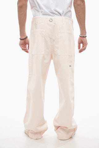 Jeans a Gamba Dritta in Tinta Unita 27cm