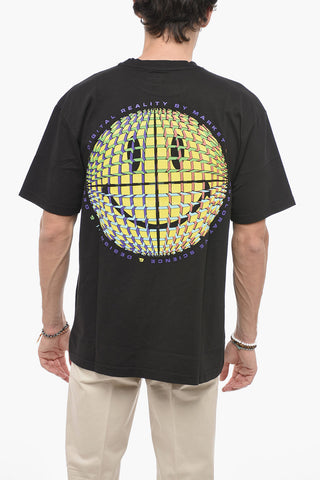 SMILEY Crew-Neck T-shirt With Printed Breast Pocket