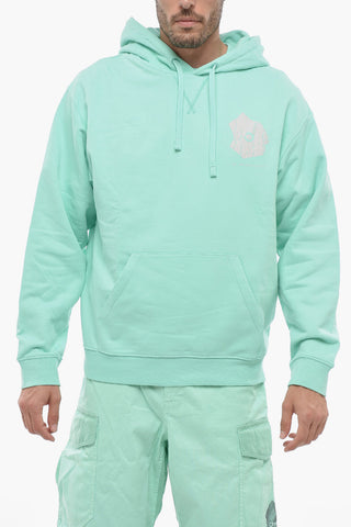 Printed Brushed Cotton Hoodie