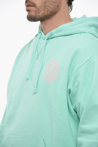 Printed Brushed Cotton Hoodie