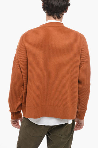 V-Neck Merino Wool Cardigan