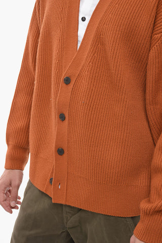 V-Neck Merino Wool Cardigan