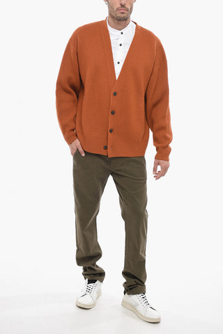 V-Neck Merino Wool Cardigan