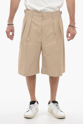 Double Pleat High Waisted Shorts