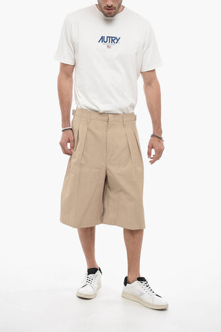 Double Pleat High Waisted Shorts