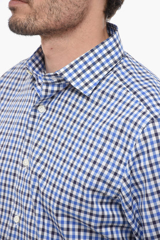 Spread Collar check Shirt