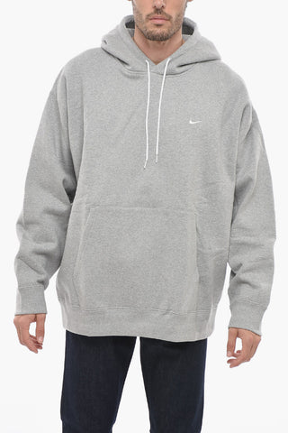 Hoodie aus Baumwoll-Frottee mit aufgesetzter Tasche