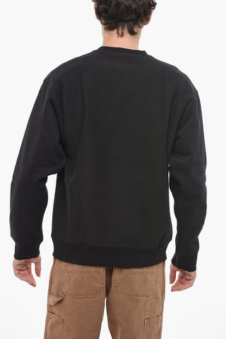 Embroidered Logo Crewneck Sweatshirt