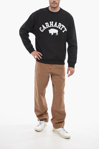 Embroidered Logo Crewneck Sweatshirt
