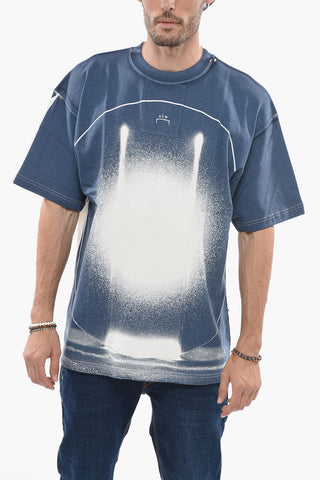 Spray Effect Short Sleeved T-shirt