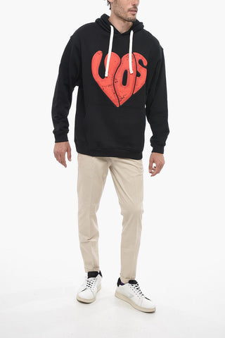 Brushed Cotton VOS Print Hoodie