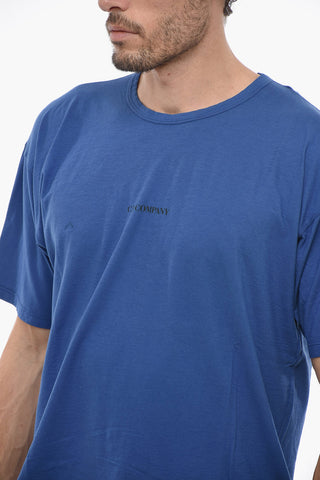 Solid Color GRAVITY SAILOR Crew-neck T-Shirt