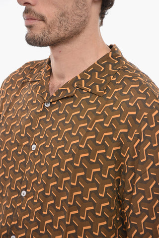 All-Over Monogram Short Sleeve Shirt