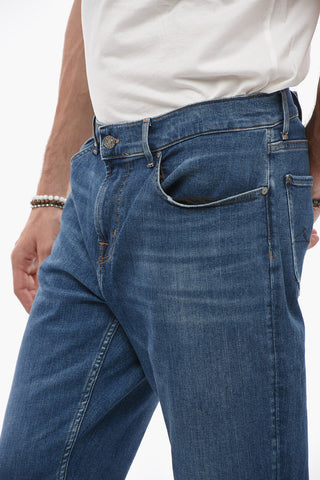 Jeans Tapered Fit in Denim Stretch 18cm