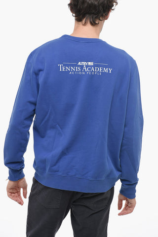 Brushed Cotton Crewneck Sweatshirt ACADEMY