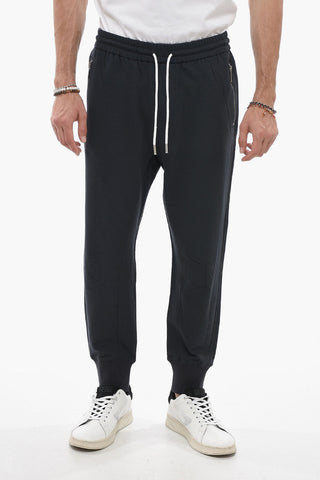 Joggers In cotone Stretch con Elastico in Vita
