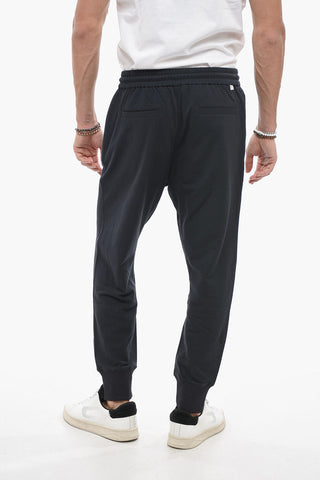 Joggers In cotone Stretch con Elastico in Vita