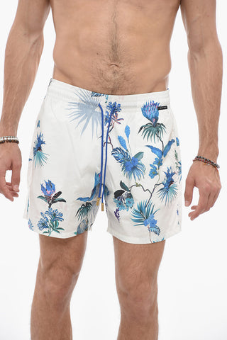 Floral Patterned Swim Shorts