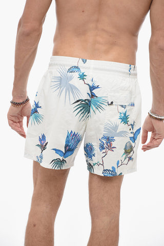 Floral Patterned Swim Shorts