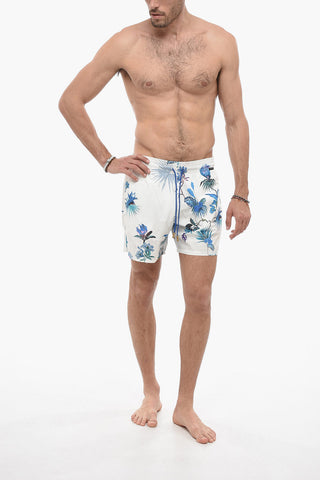 Floral Patterned Swim Shorts