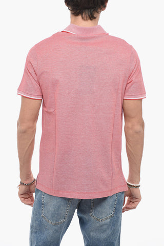 Logoed 3-buttons Cotton Polo Shirt
