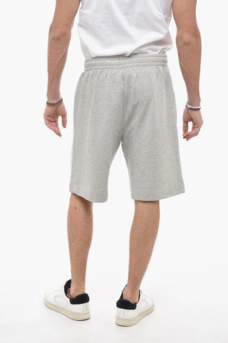 Solid Color Sweatshorts with Elastic Waistband