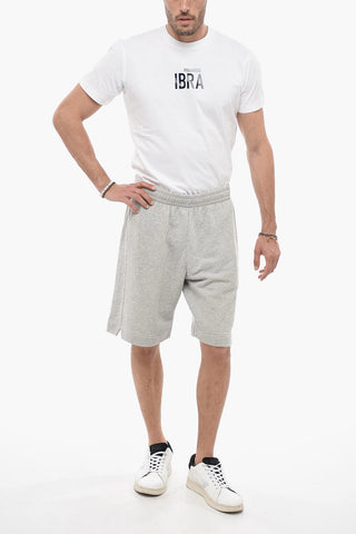 Solid Color Sweatshorts with Elastic Waistband