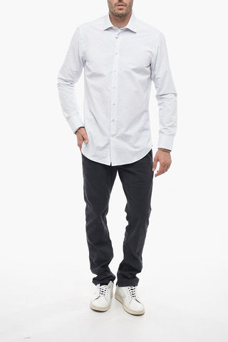 Camicia Casual Con Logo All-Over