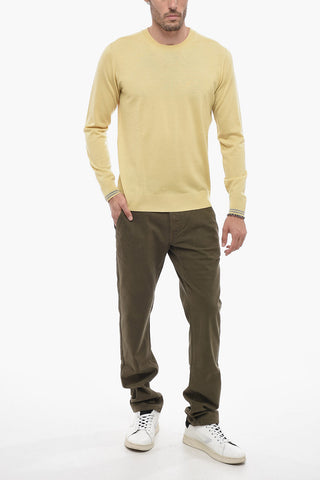 Lightweight Virgin Wool Crew-neck Sweater