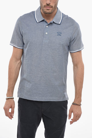 Logoed-Buttons Polo Shirt With Embroidered Details