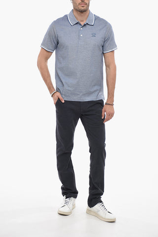 Logoed-Buttons Polo Shirt With Embroidered Details