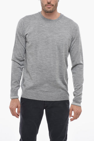 Lightweight Virgin Wool Crew-neck Sweater