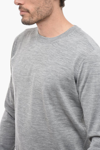 Lightweight Virgin Wool Crew-neck Sweater
