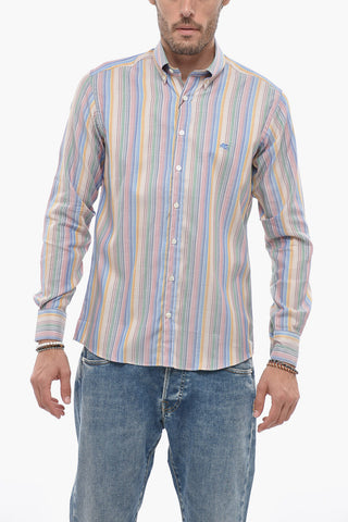 Button Down Multicolor Casual Shirt