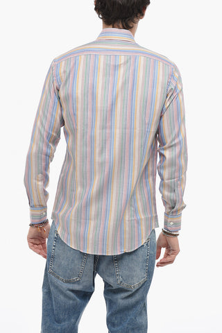 Button Down Multicolor Casual Shirt