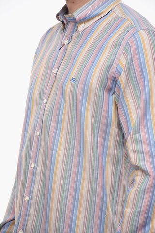 Button Down Multicolor Casual Shirt